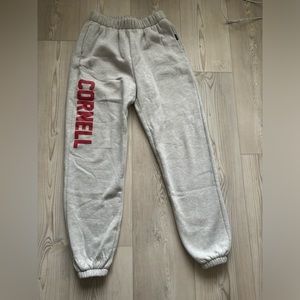 Very cozy and warm Cornell sweatpants